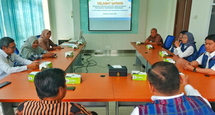 Kunjungan dan Studi Tiru Perpustakaan Politeknik Pariwisata Makassar
