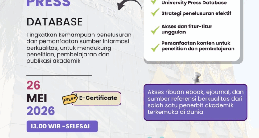 Pelatihan Cambridge University Press Database